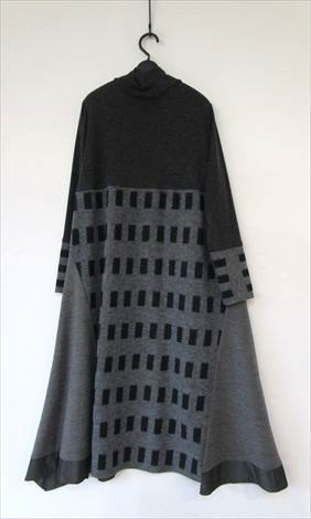 美品　ジェニーギャルソン　ワンピース　ニット　ハイネック　変形 ベスト ジレ ジェニー・ギャルソン